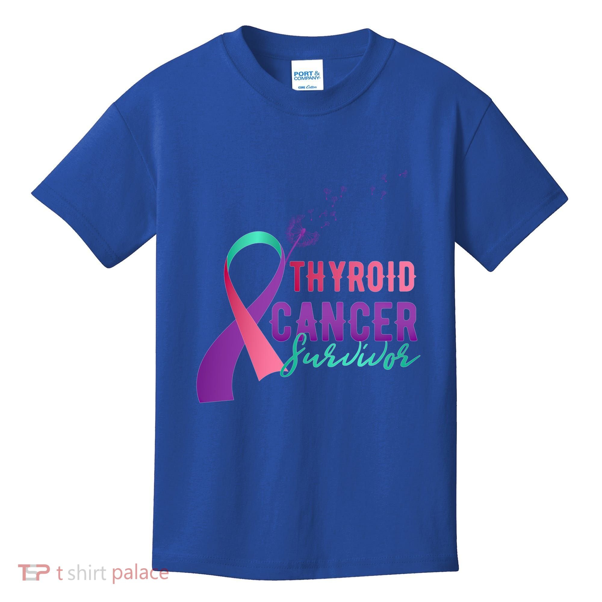 Thyroid Or Thyroid Awareness Or Thyroid Cancer Survivor Cool Gift Kids T-Shirt