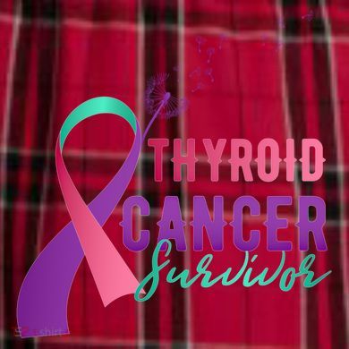 Thyroid Or Thyroid Awareness Or Thyroid Cancer Survivor Cool Gift Women's Flannel Plaid Pajama Pants