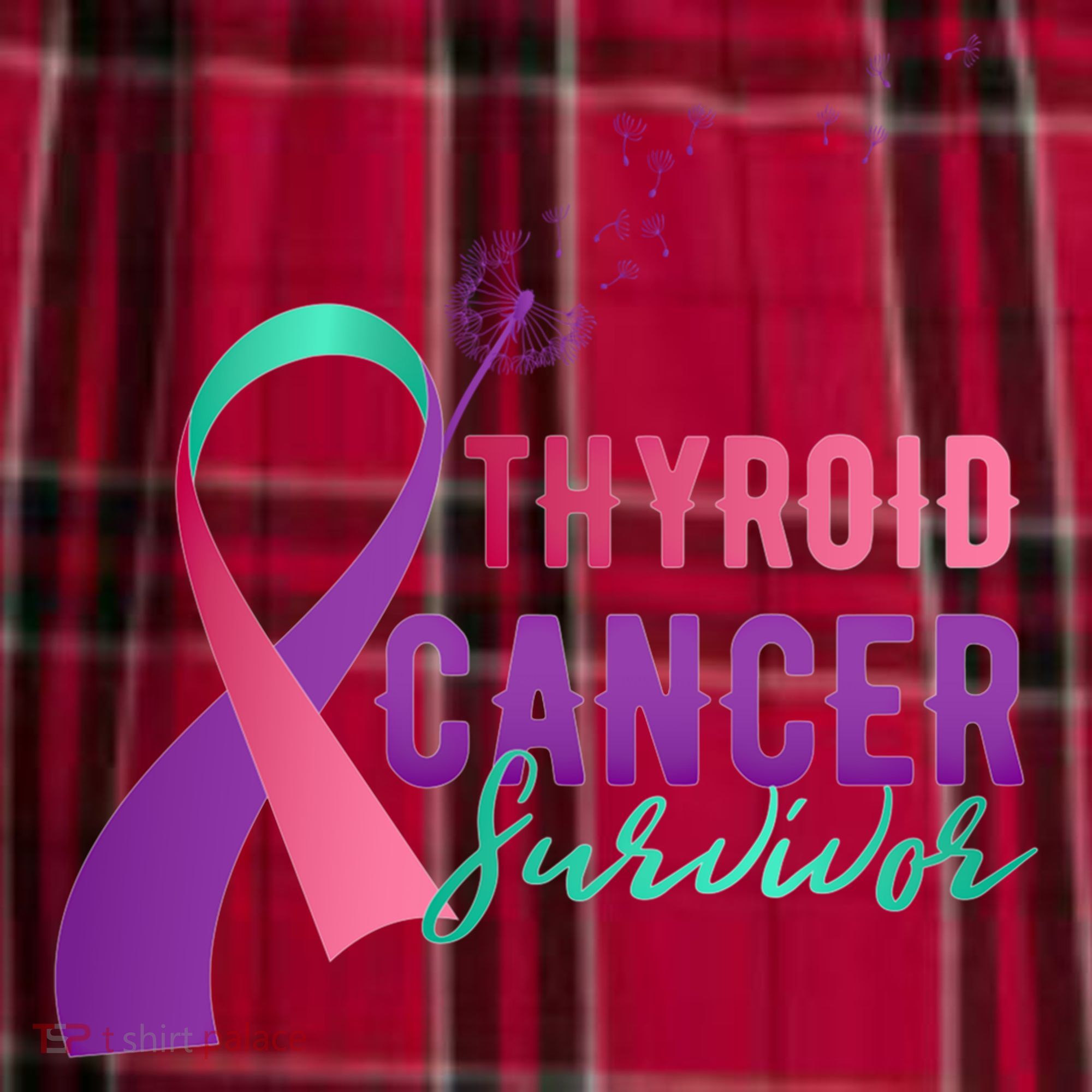 Thyroid Or Thyroid Awareness Or Thyroid Cancer Survivor Cool Gift Women's Flannel Plaid Pajama Pants