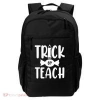 Trick Or Teach Halloween Teacher Backpack thumb 0