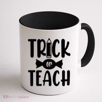 Trick Or Teach Halloween Teacher Coffee Mug thumb 1
