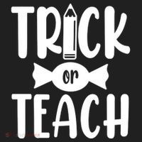 Trick Or Teach Halloween Teacher Beanie thumb 2