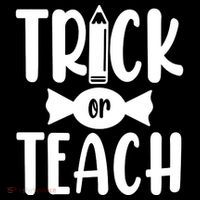Trick Or Teach Halloween Teacher Women's Hoodie thumb 2