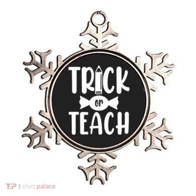 Trick Or Teach Halloween Teacher Ornament