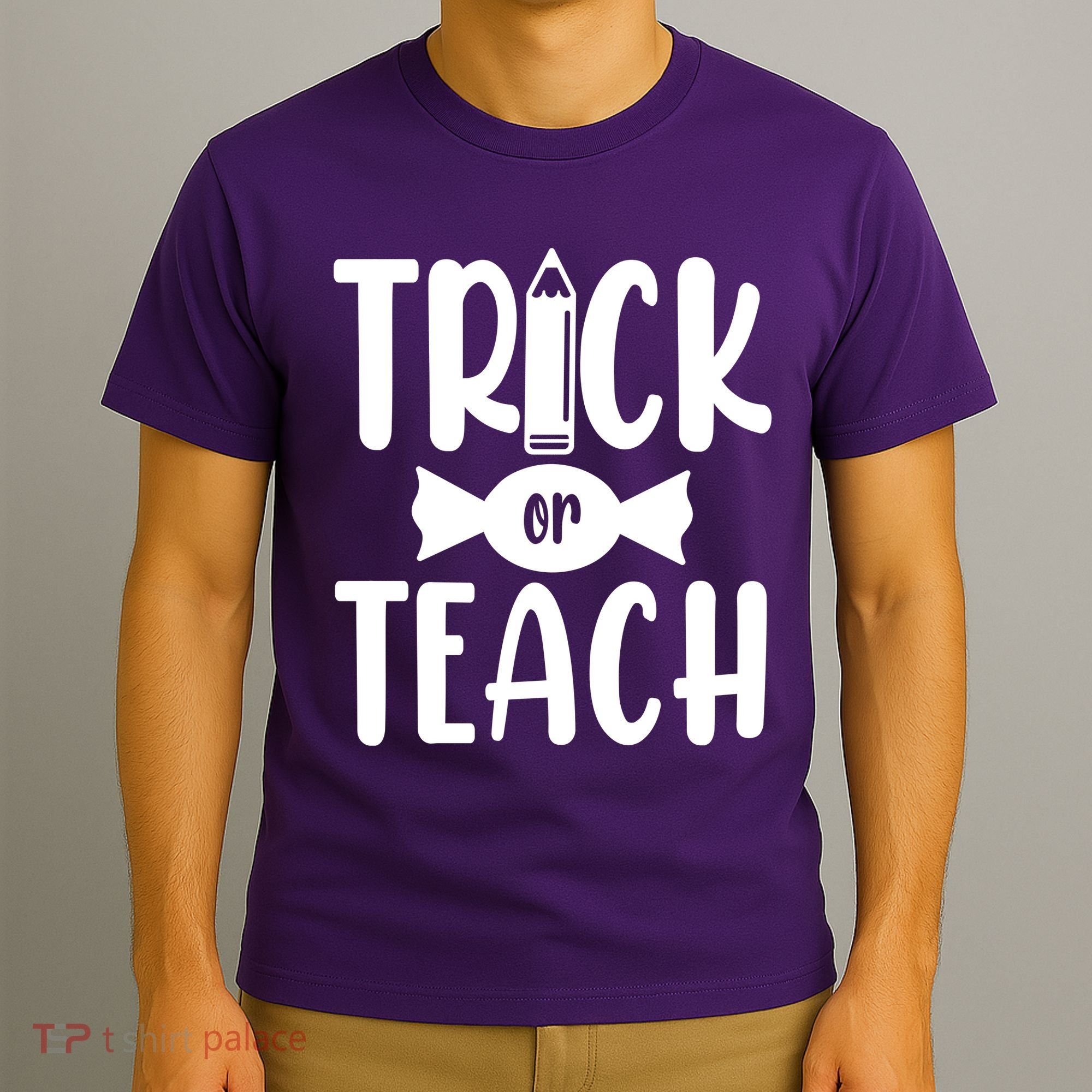 Trick Or Teach Halloween Teacher T-Shirt