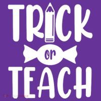 Trick Or Teach Halloween Teacher T-Shirt thumb 7