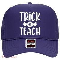 Trick Or Teach Halloween Teacher Hat thumb 0