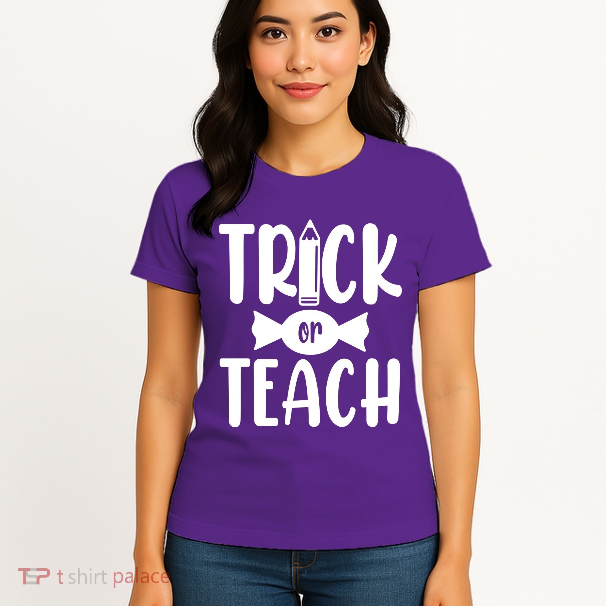 Trick Or Teach Halloween Teacher Women's T-Shirt