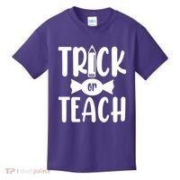 Trick Or Teach Halloween Teacher Kids T-Shirt thumb 0
