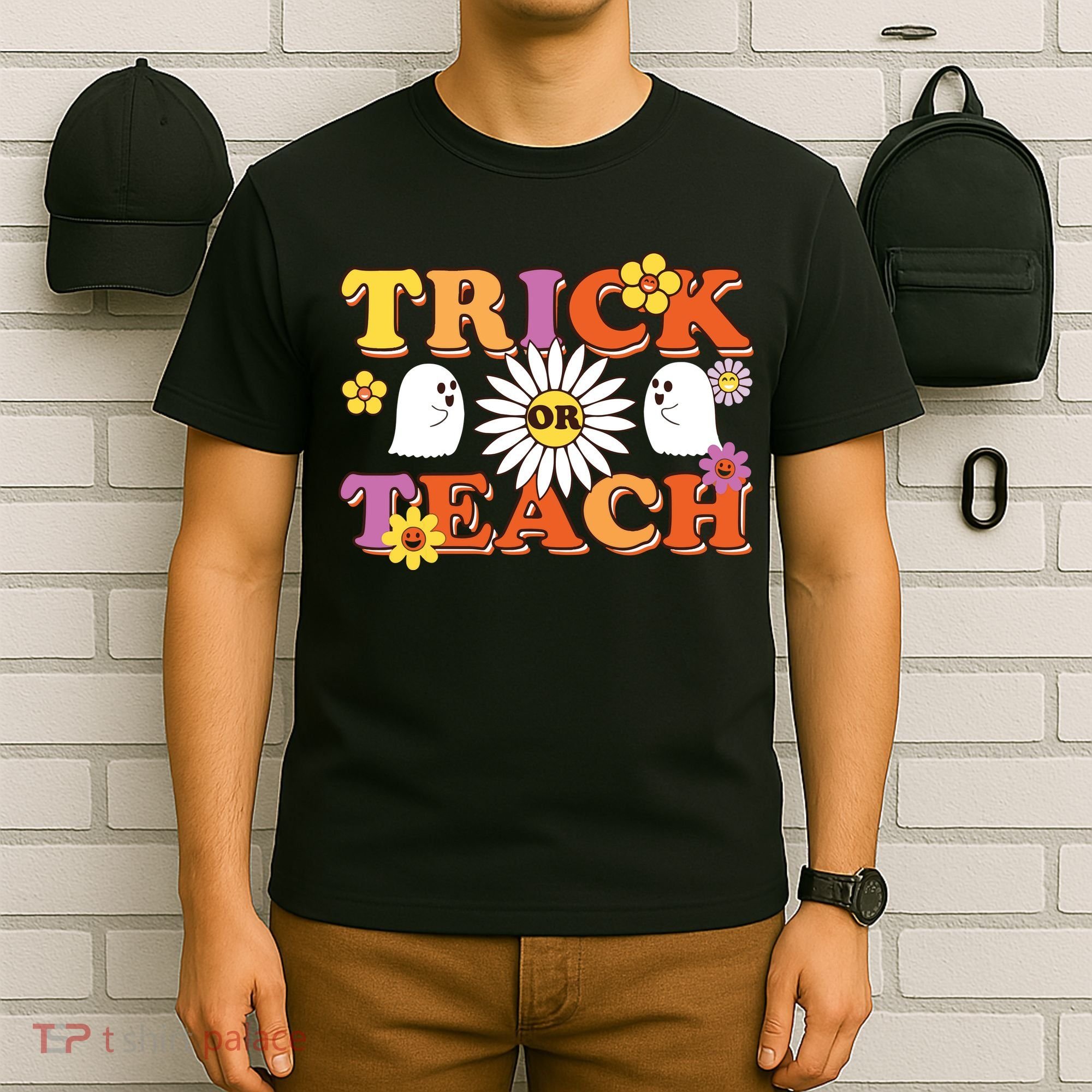 Trick Or Teach Teacher Halloween , Teacher Halloween Costume, T-Shirt