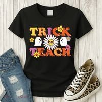 Trick Or Teach Teacher Halloween , Teacher Halloween Costume, Women's T-Shirt thumb 3