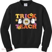 Trick Or Teach Teacher Halloween , Teacher Halloween Costume, Kids Sweatshirt thumb 0