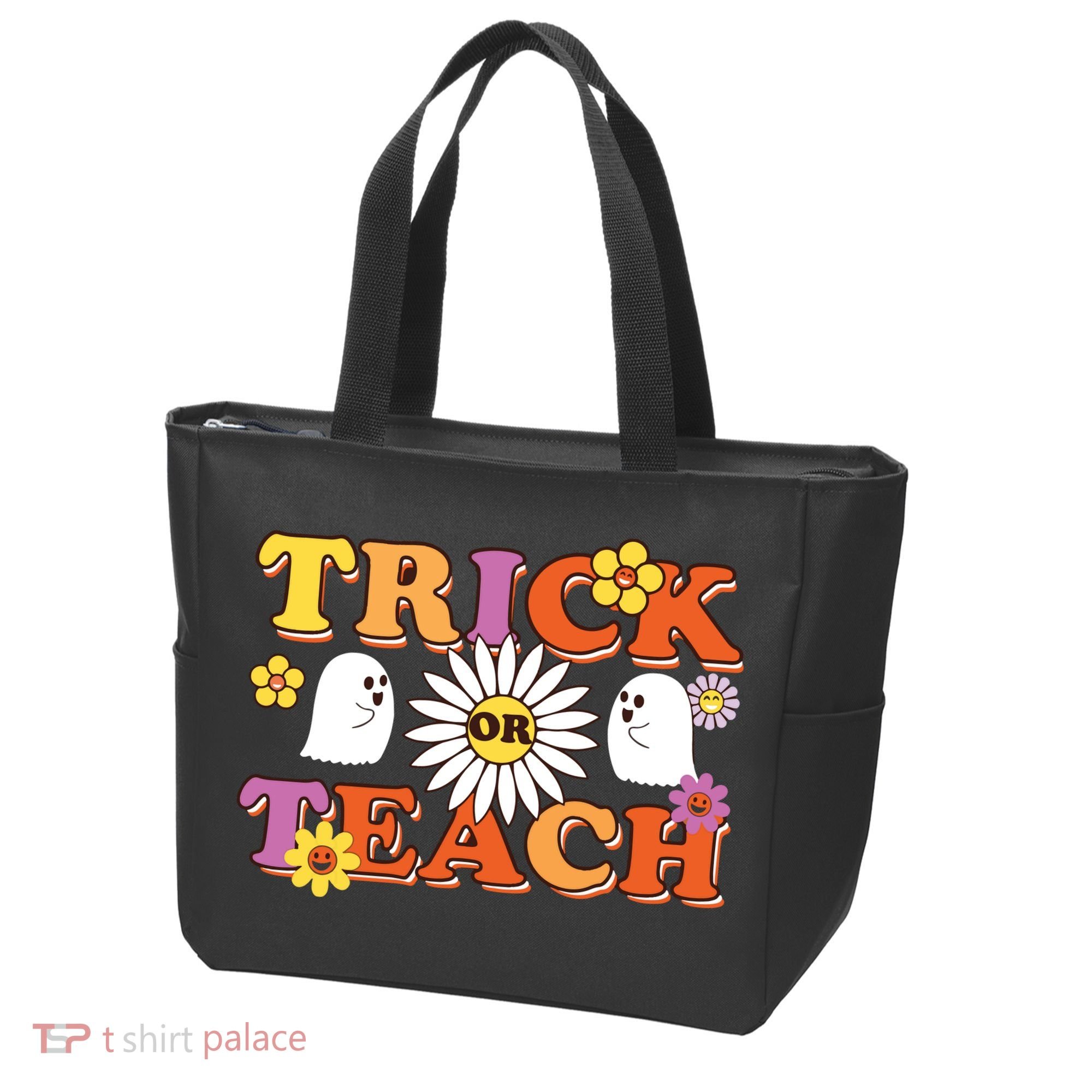 Trick Or Teach Teacher Halloween , Teacher Halloween Costume, Tote Bag
