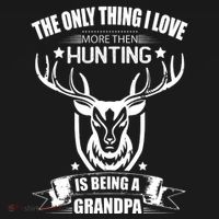 The Only Thing I Love More Than Hunting Is Being A Grandpa Women's Hoodie thumb 2