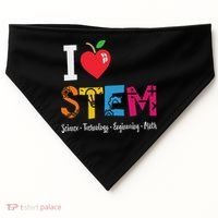 Think Outside The Box Steam Back To School Stem Teacher USA-Made Doggie Bandana thumb 0