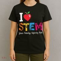 Think Outside The Box Steam Back To School Stem Teacher T-Shirt thumb 4