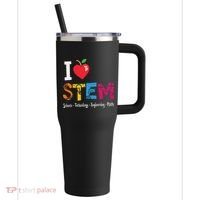 Think Outside The Box Steam Back To School Stem Teacher 40oz Vacuum Insulated Stainless Steel Travel Tumbler thumb 0