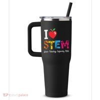 Think Outside The Box Steam Back To School Stem Teacher 40oz Vacuum Insulated Stainless Steel Travel Tumbler thumb 2