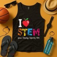 Think Outside The Box Steam Back To School Stem Teacher Tank Top thumb 4