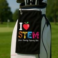 Think Outside The Box Steam Back To School Stem Teacher Golf Towel thumb 2