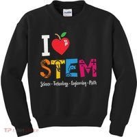 Think Outside The Box Steam Back To School Stem Teacher Kids Sweatshirt thumb 0