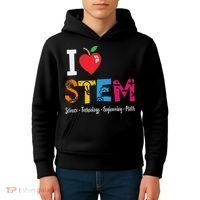 Think Outside The Box Steam Back To School Stem Teacher Kids Hoodie thumb 4