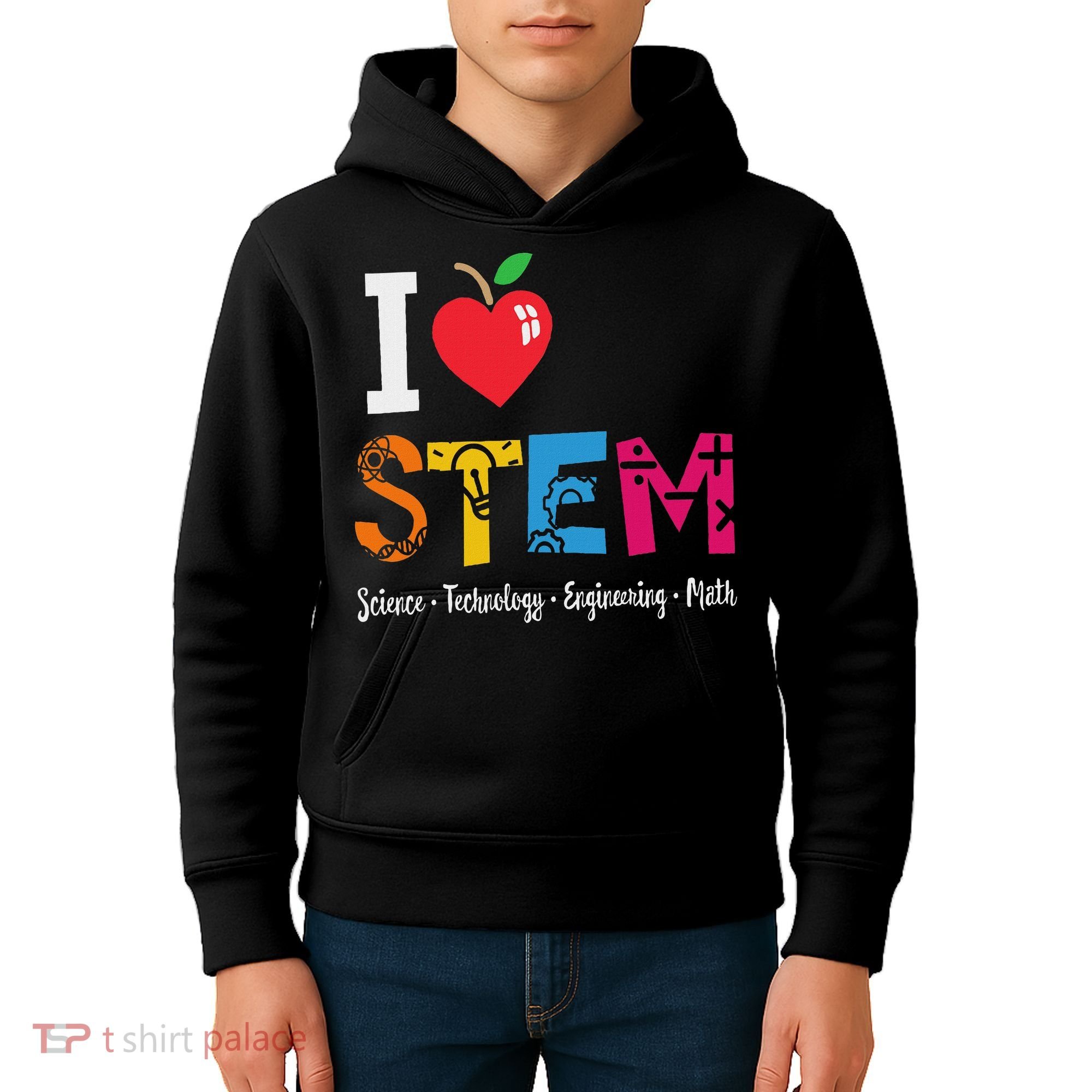 Think Outside The Box Steam Back To School Stem Teacher Kids Hoodie