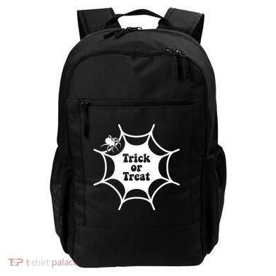 Trick Or Treat Spider Web Halloween Backpack