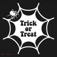 Trick Or Treat Spider Web Halloween Coaster thumb 2