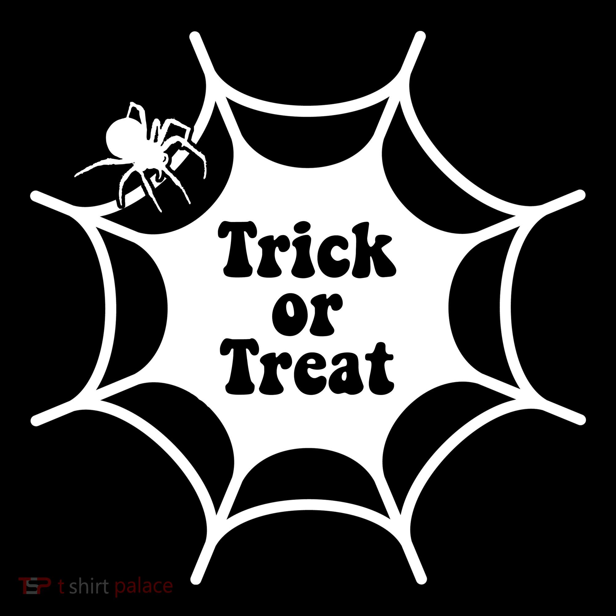 Trick Or Treat Spider Web Halloween Women's Hoodie