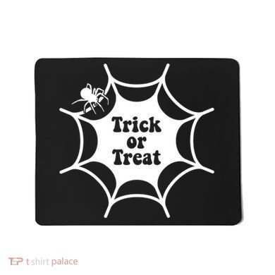 Trick Or Treat Spider Web Halloween Mousepad