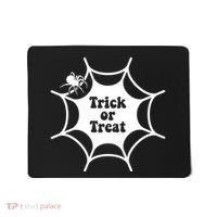 Trick Or Treat Spider Web Halloween Mousepad thumb 0