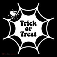 Trick Or Treat Spider Web Halloween Mousepad thumb 1