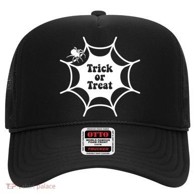 Trick Or Treat Spider Web Halloween Hat