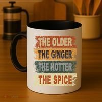 The Older The Ginger The Hotter The Spice Gift Coffee Mug thumb 4