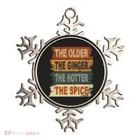 The Older The Ginger The Hotter The Spice Gift Ornament thumb 0