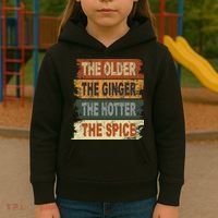 The Older The Ginger The Hotter The Spice Gift Kids Hoodie thumb 3