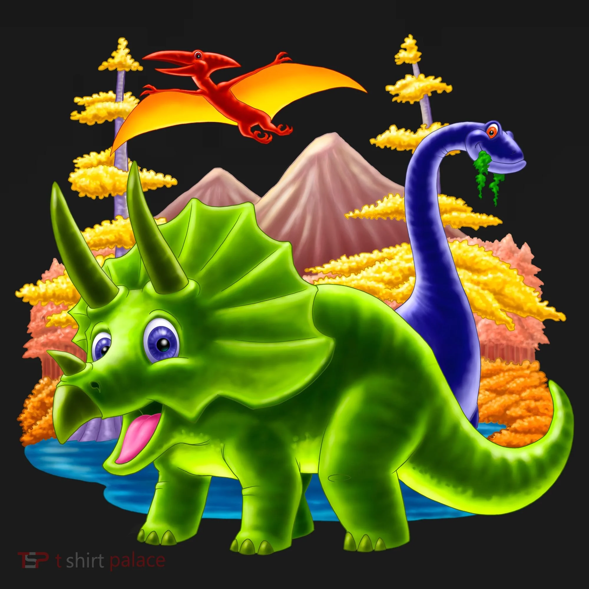 Triceratops & Others Doggie Tank
