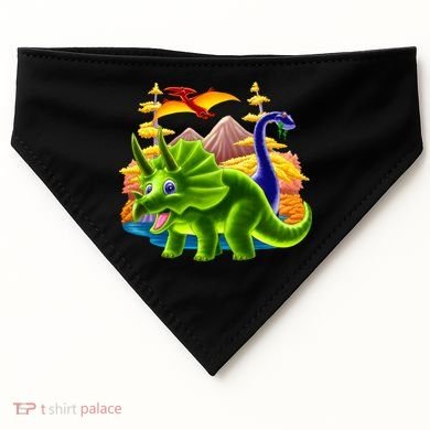 Triceratops & Others USA-Made Doggie Bandana