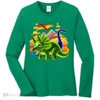 Triceratops & Others Women's Long Sleeve Shirt thumb 0