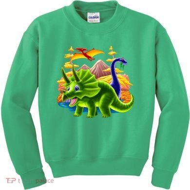 Triceratops & Others Kids Sweatshirt
