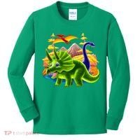 Triceratops & Others Kids Long Sleeve Shirt thumb 0