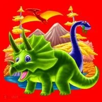 Triceratops & Others Santa Hat thumb 1