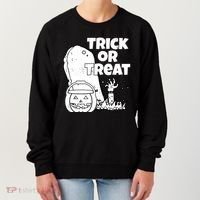Trick Or Treat Halloween Spooky Graveyard Women's Sweatshirt thumb 0