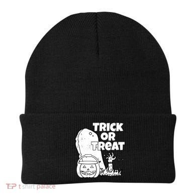 Trick Or Treat Halloween Spooky Graveyard Beanie