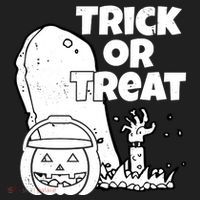 Trick Or Treat Halloween Spooky Graveyard Beanie thumb 2