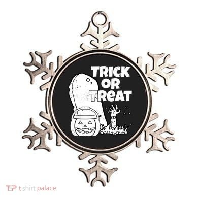 Trick Or Treat Halloween Spooky Graveyard Ornament