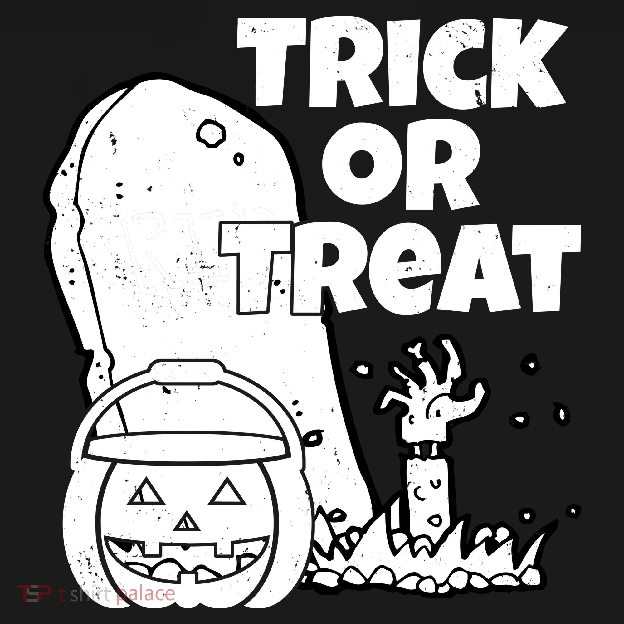 Trick Or Treat Halloween Spooky Graveyard Women's Tank Top