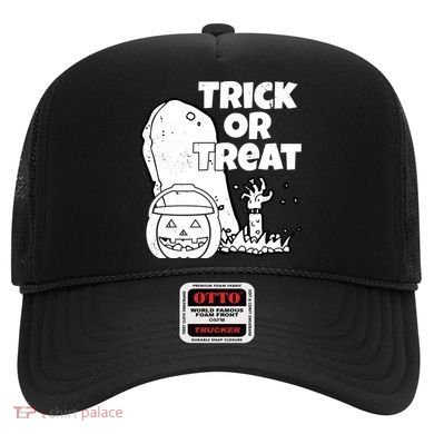 Trick Or Treat Halloween Spooky Graveyard Hat