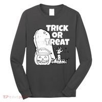 Trick Or Treat Halloween Spooky Graveyard Long Sleeve Shirt thumb 0